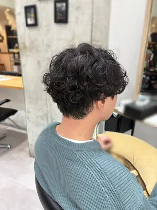 パーマ メンズ メンズ/自然体ヘア /YURIのヘアスタイル