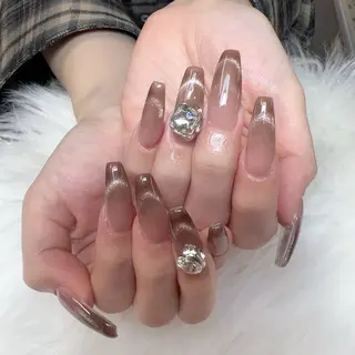 ネイル 🎀nana🫧 ワンホンネイル🎀のネイルデザイン
