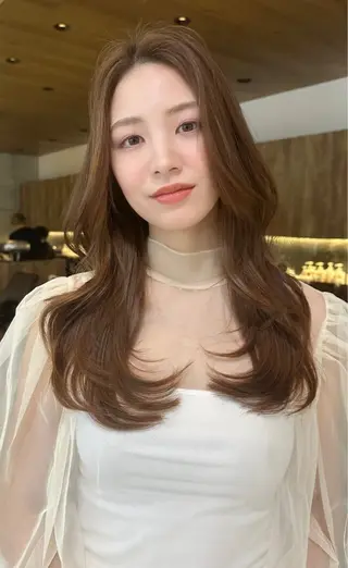 カラー ひな🌻 縮毛矯正モデル募集中のヘアスタイル