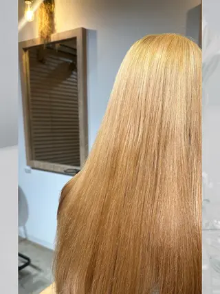 ロング カラー 福守 博史のヘアスタイル