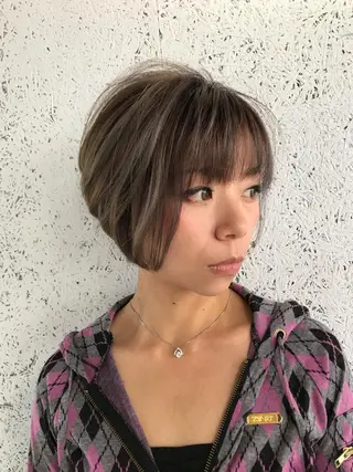 ショート カラー KOOKI スティードトーキョーのヘアスタイル