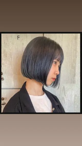 ショート 透明感ダブルカラー/ 似合わせボブ👑涼介のヘアスタイル