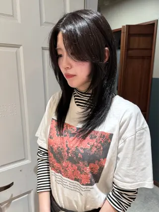 セミロング カラー mai / linoah˚✧のヘアスタイル