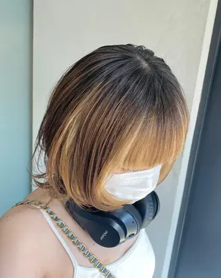 ショート カラー パーマ ヘアアレンジ 🤍透明感カラー🤍 Ryujiのヘアスタイル