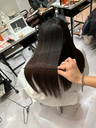 ロング カラー 🩵レイヤー✖︎ 髪質改善🩵リョウヤのヘアスタイル