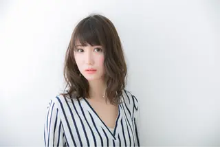 ミディアム 髪質改善✨艶髪 韓国ヘア 池内 祐樹のヘアスタイル