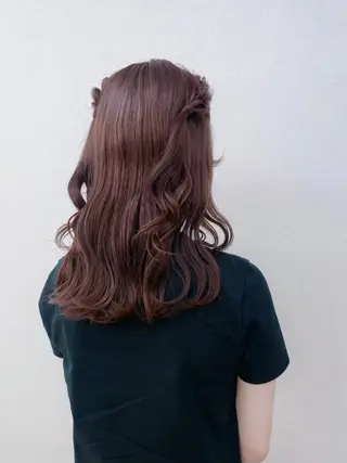 ロング ヘアアレンジ CARELLY Rukaのマツエク・マツパデザイン