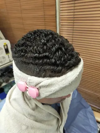 ショート パーマ 男を磨く Barber オオキのヘアスタイル