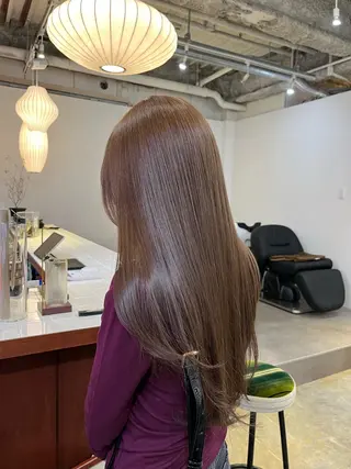 ロング カラー Sanaダブルカラー ✨️パルコ徒歩1分のヘアスタイル