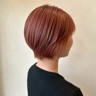 ショート カラー REON 髪質改善 縮毛矯正のヘアスタイル