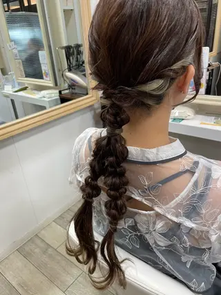 ロング ヘアアレンジ 豊田 智美のヘアスタイル