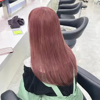 カラー 名古屋ムラ修正 ハイトーンのヘアスタイル