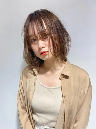 ショート カラー 石井（遠藤） 愛莉のヘアスタイル