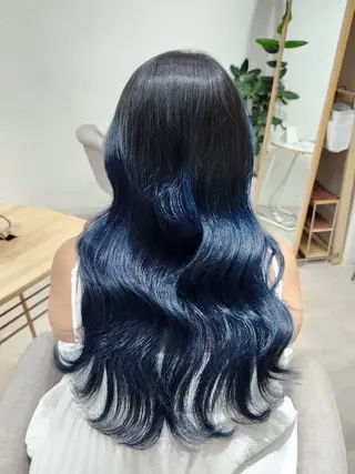 ロング カラー 【縮毛矯正/髪質改善 カラー】yumiのヘアスタイル