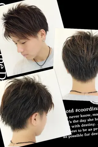 ショート メンズ K△N△♡かな ヘア&まつげのマツエク・マツパデザイン