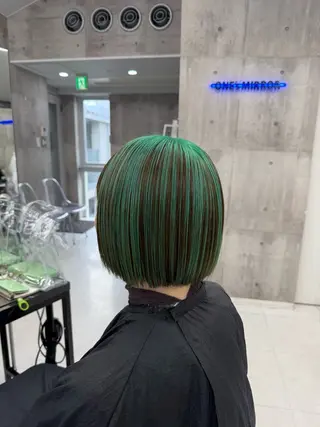 ショート カラー メンズ 推しカラー🌈青、紫 デザイン💎かずきのヘアスタイル