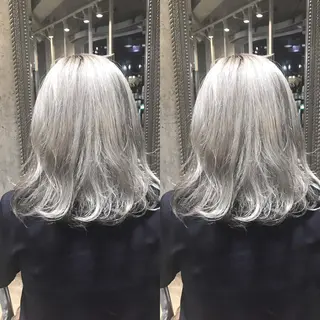 ミディアム カラー パーマ ヘアアレンジ メンズ キッズ ネイル マツエク・マツパ サロンドミルク 渋谷高比良のヘアスタイル