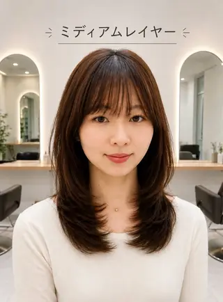 セミロング ひなた🐶表参道📍 似合わせカット💫のヘアスタイル