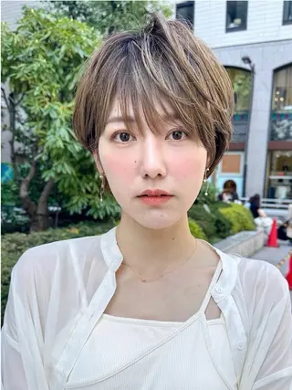 ショート ✄安野祥華銀座大人 絶壁解消ショート✄のヘアスタイル