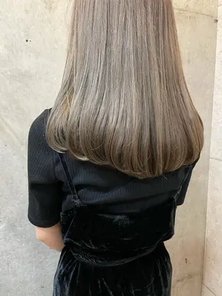 ロング カラー 前髪似合わせ | yukaのヘアスタイル