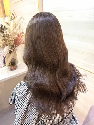 ロング カラー 💗鈴木茉奈💗艶髪 /透明感/暖色カラーのヘアスタイル