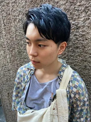 ショート カラー ヘアアレンジ メンズ ちこ .のヘアスタイル
