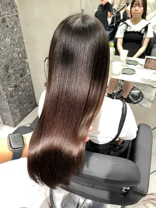 セミロング 神戸三宮/店長/縮 毛/髪質改善/北郷のヘアスタイル