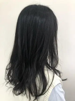 ロング レイヤーカット/ ハイライト　千咲季のヘアスタイル