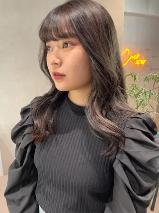 ロング カラー ナチュラル透明感🌱 小山美樹子のヘアスタイル