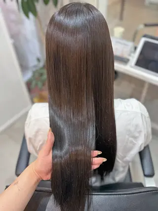 ロング カラー 池田 華怜のヘアスタイル