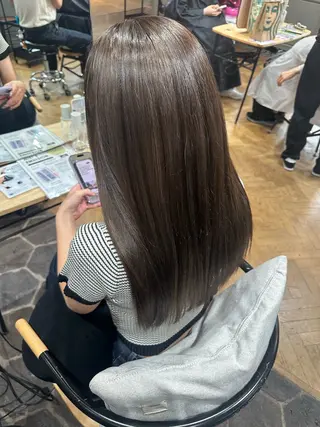 ロング 暖色/暗髪カラー🎀 かのんのヘアスタイル