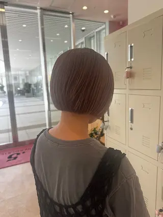 ミディアム 盛れる透明感カラー ♡ayana♡のヘアスタイル