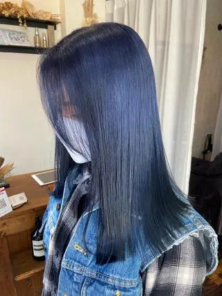 セミロング 柳沼 沙季奈のヘアスタイル