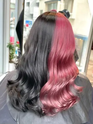 ロング カラー ヘアアレンジ 🎀ハイトーン・艶 カラー HANA🎀のヘアスタイル