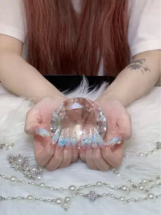 ネイル HANA 長さだしのネイルデザイン
