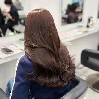 ロング カラー 透明感カラー/レイヤ ー🫧AZUSAのヘアスタイル