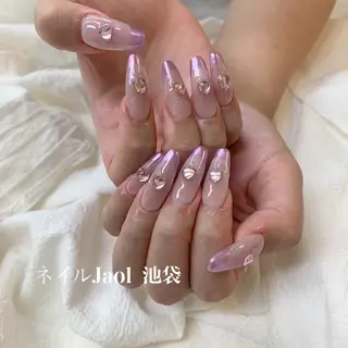 ロング ネイルJaol 池袋のネイルデザイン