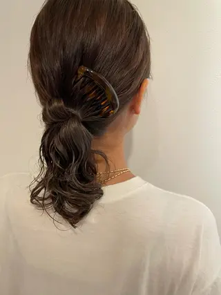 ミディアム カラー パーマ キッズ オトナヘア🌸 harukaのヘアスタイル