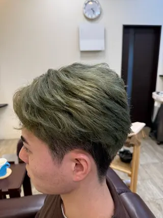 カラー メンズ 永井 天斗のヘアスタイル