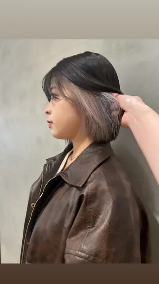 ミディアム カラー タナカ カナ🫧のヘアスタイル