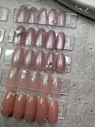ネイル モチの良さ◉ フィルインネイル♡のネイルデザイン