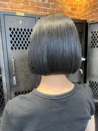 ショート カラー パーマ メンズ 久木原 ゆりのヘアスタイル