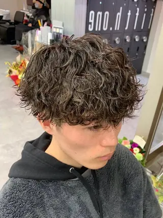 パーマ メンズ メンズモテパーマ💙 fuwaのヘアスタイル