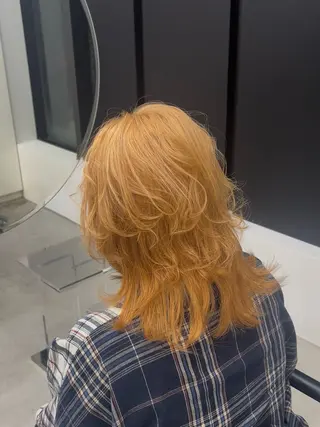 セミロング 🌺名古屋ハイトーン SOLAデザインのヘアスタイル