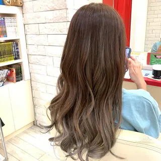 ロング カラー 櫻井 なんなのヘアスタイル