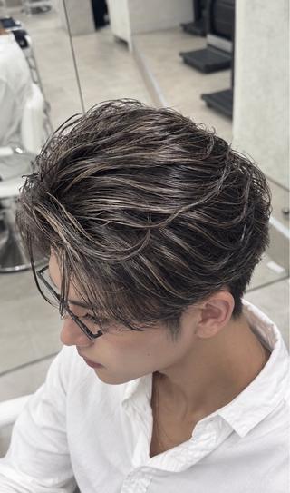 カラー メンズ レイヤーカット メンズカット/大智のヘアスタイル
