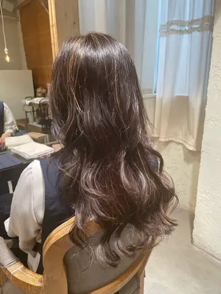 ロング カラー 梅澤 麻衣のヘアスタイル