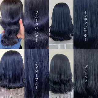 ミディアム ブリーチ✖️ 縮毛LANDのヘアスタイル