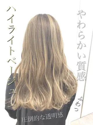 ロング カラー 【悩み解決!美髪へ】 店長 平間 響のヘアスタイル