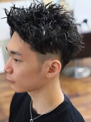ショート パーマ メンズ Raimu /横浜のヘアスタイル